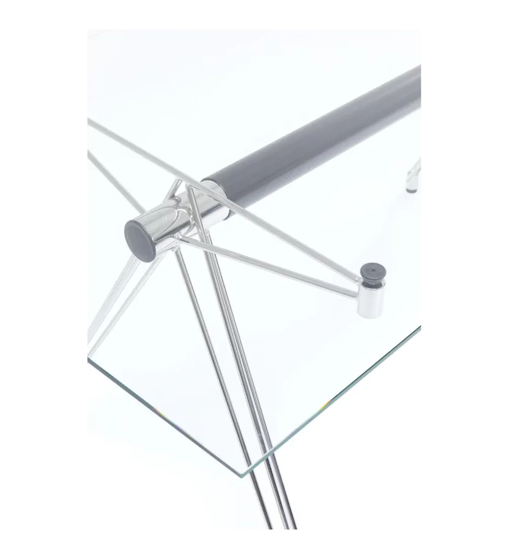 Biurko OFFICIA 160 x 80 cm szklane