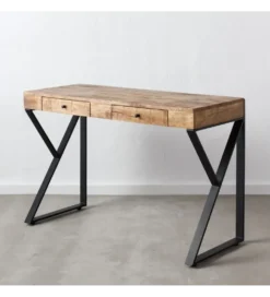 Biurko PASSE 120 cm drewno mango
