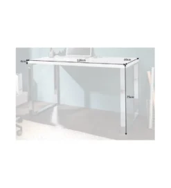Biurko White Desk 120 cm białe