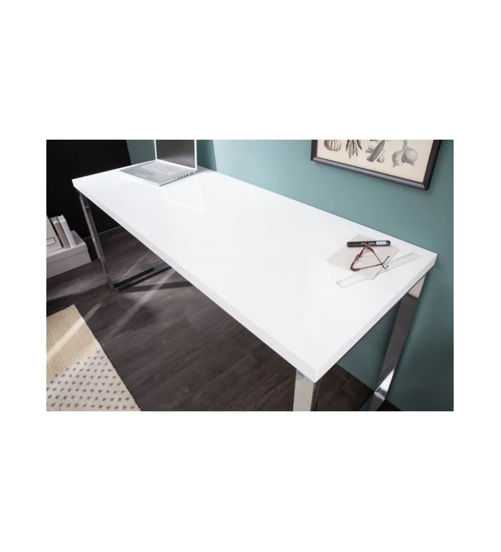 Biurko White Desk 140 cm białe