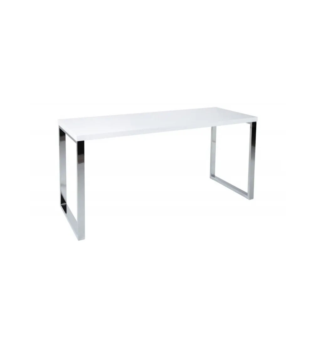 Biurko White Desk 140 cm białe