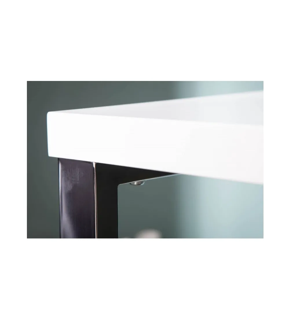 Biurko White Desk 140 cm białe
