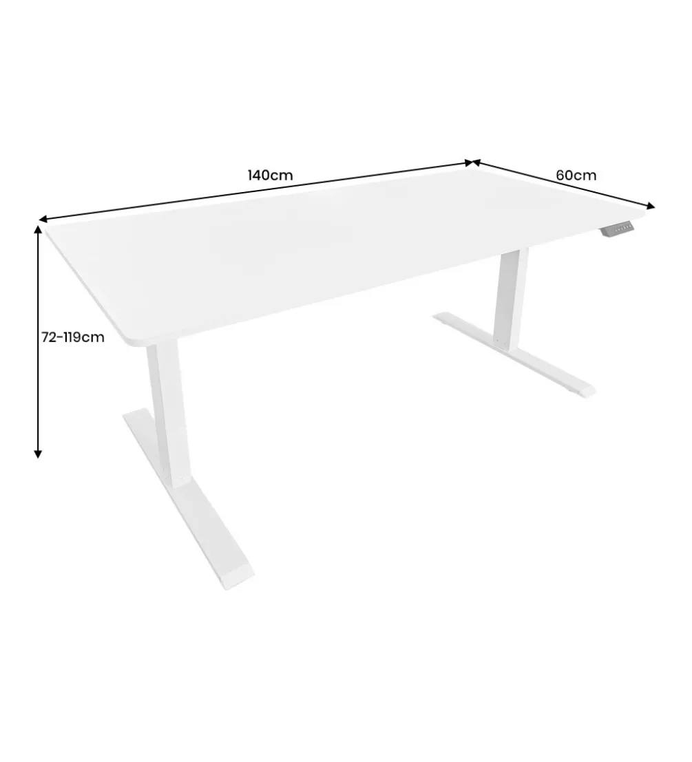 Biurko WHITE DESK 140 cm białe