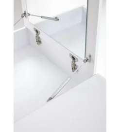 Biurko z toaletka MEGAN 120 cm biały mat