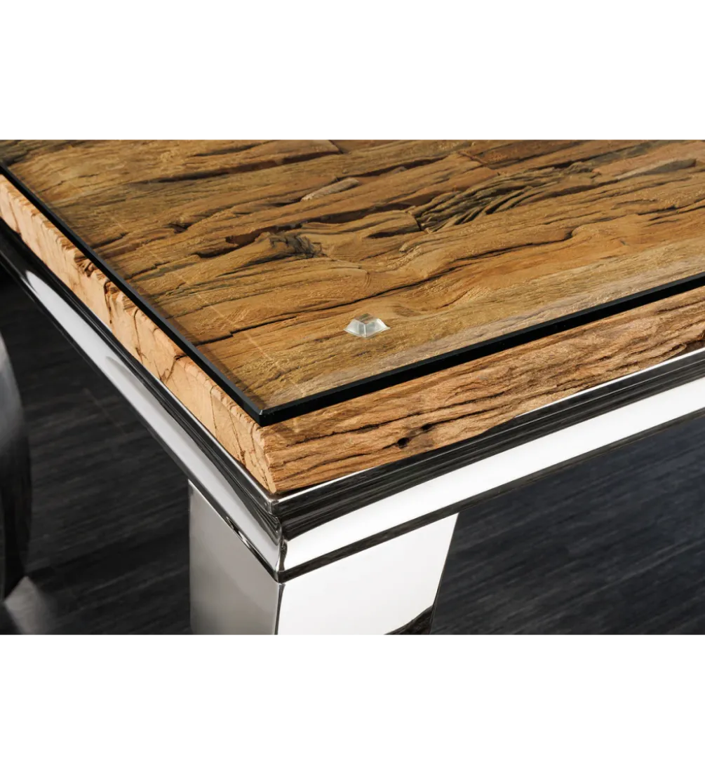 Blat do konsoli MODERN BAROCK BARRACUDA 140 cm drewno teak