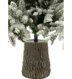 Choinka sztuczna 3000 Led sztuczny śnieg XAMS 210 cm biała