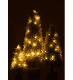 Choinka XMAS LED 75 cm zielona ośnieżona