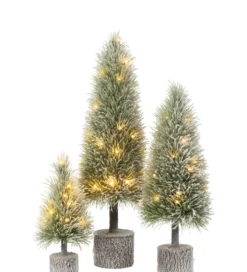 Choinka XMAS LED 36 cm zielona ośnieżona