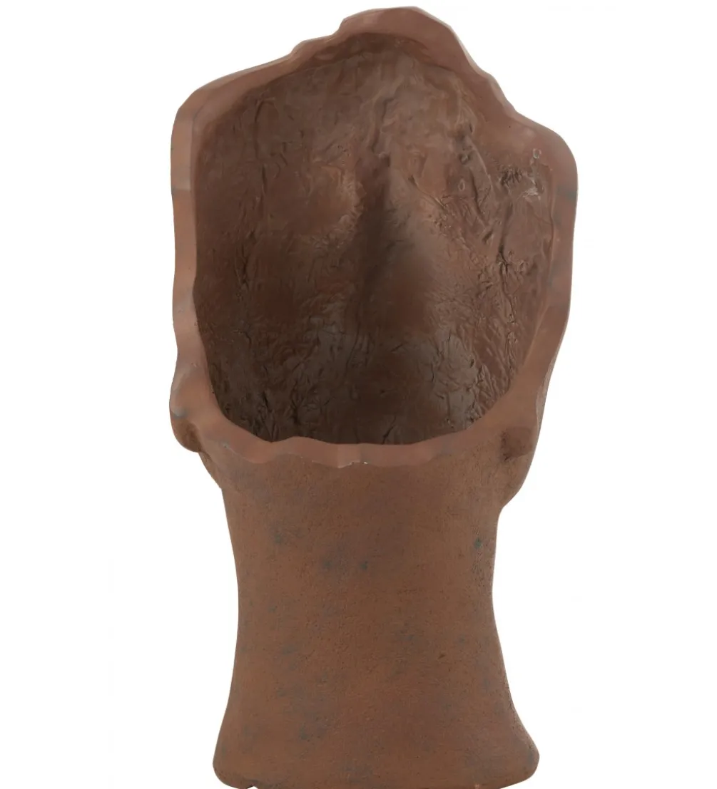 Donica DAVID CLAY 70 cm pomarańczowa