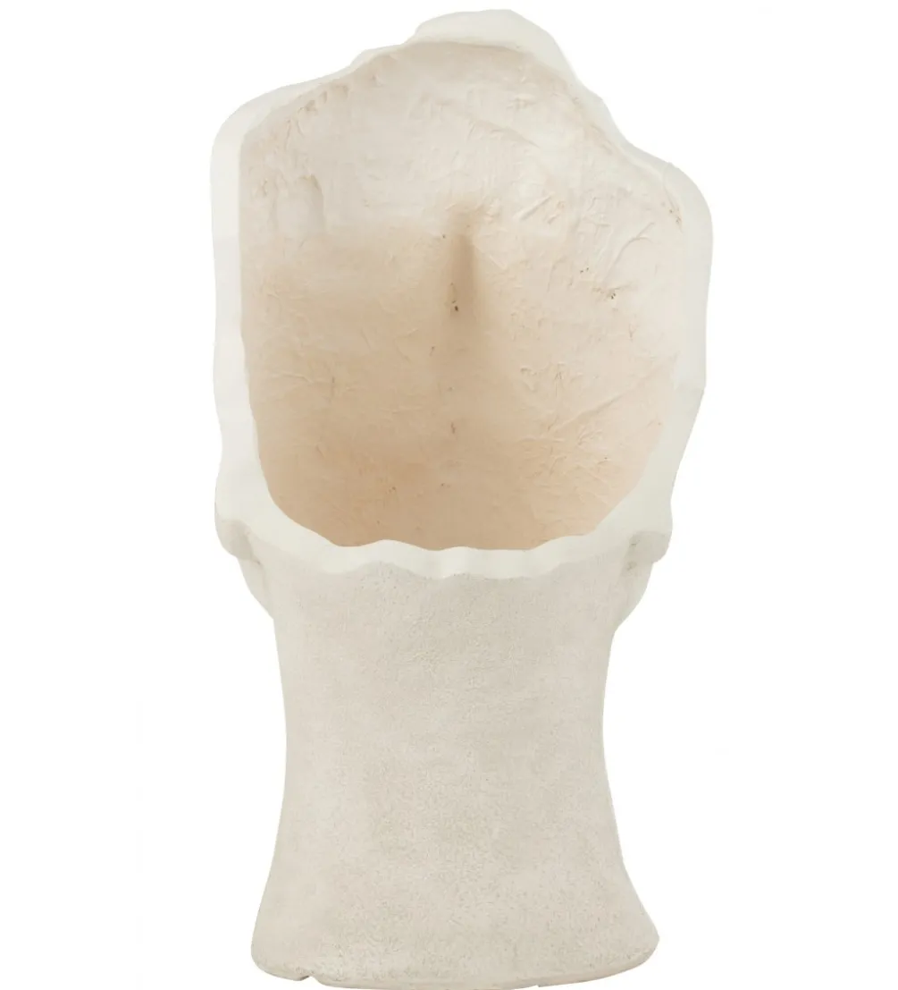 Donica DAVID CLAY 70 cm biały