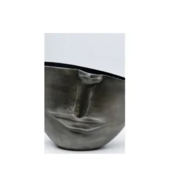 Doniczka Half face 31 cm antracytowy