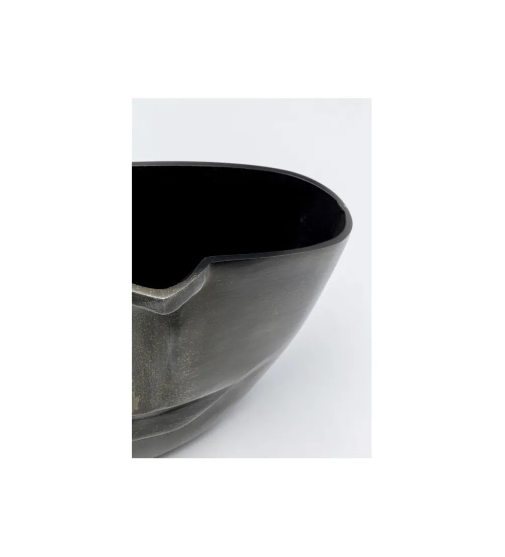 Doniczka Half face 31 cm antracytowy