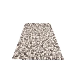 Dywan Organic 200 cm x 120 cm szary filcowy