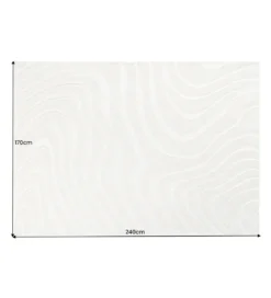 Dywan WAVE 170 x 240 cm kremowy beżowy
