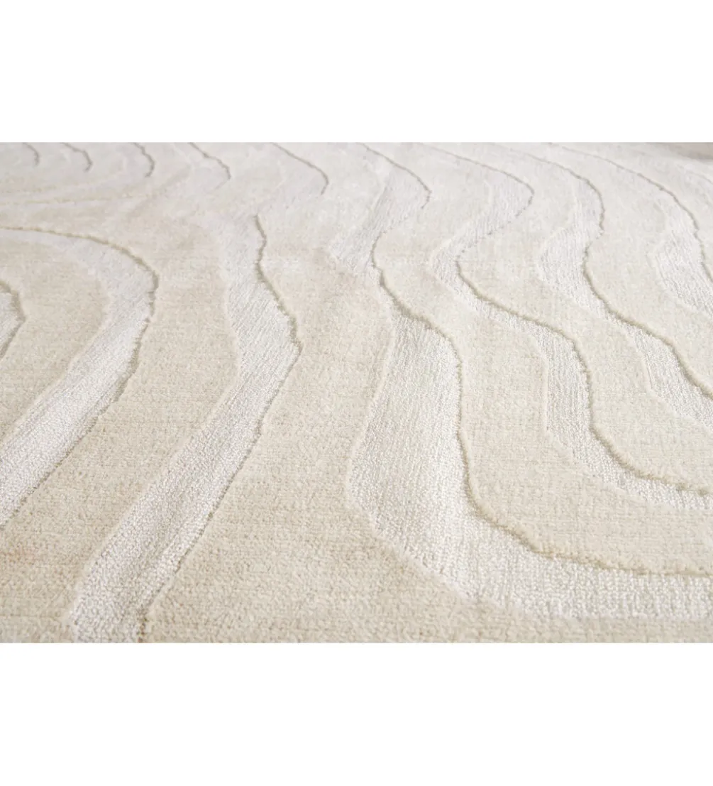 Dywan WAVE 170 x 240 cm kremowy beżowy