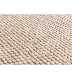 Dywan WOOL 150cm okrągły beżowy