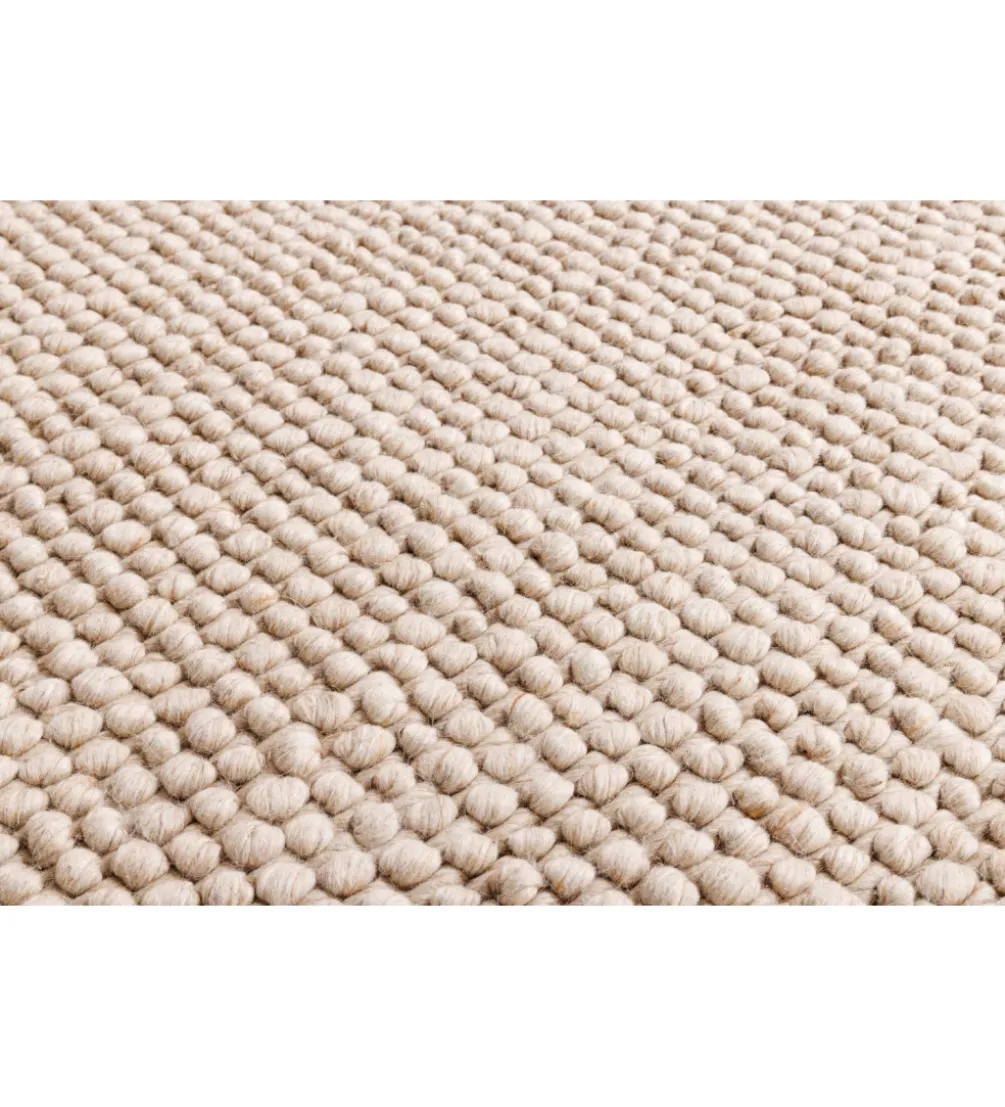 Dywan WOOL 150cm okrągły beżowy