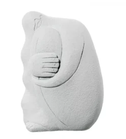 Figurka ABSTRACT 20 cm ceramika biała