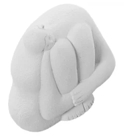 Figurka ABSTRACT 18 cm ceramika biała