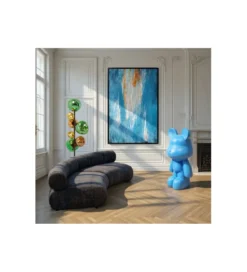 Figurka BEAR 101 cm niebieska