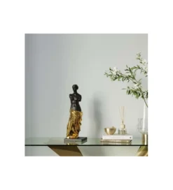 Figurka CLASSIC BEAUTY 48 cm czarno złota