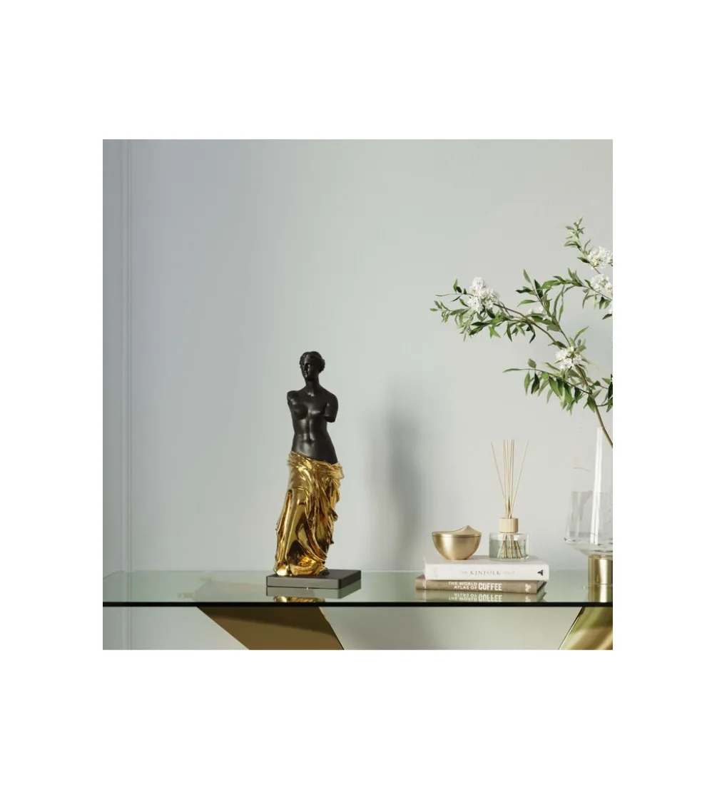 Figurka CLASSIC BEAUTY 48 cm czarno złota