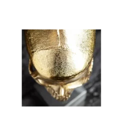 Figurka dekoracyjna Skull złota