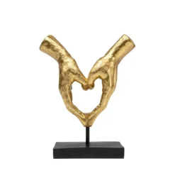 Figurka HEART HANDS 33 cm złota