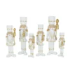 Figurka RESIN biało złota