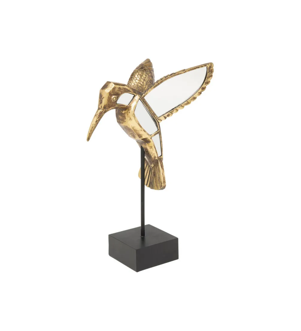 Figurka z lustrem KOLIBER 41 cm złota