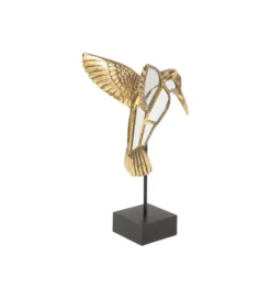 Figurka z lustrem KOLIBER 41 cm złota