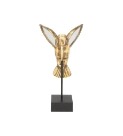 Figurka z lustrem KOLIBER 41 cm złota