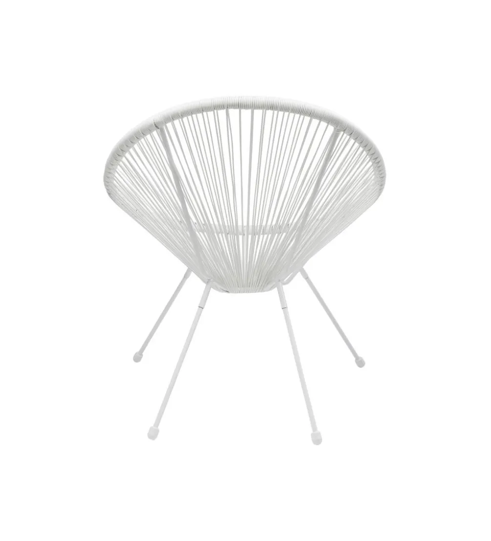 Fotel ACAPULCO 85 cm mono biały