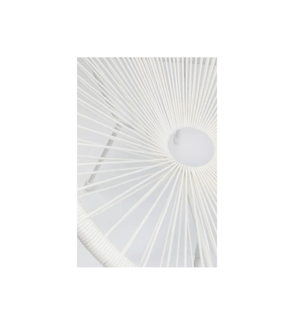 Fotel ACAPULCO 85 cm mono biały