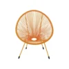 Fotel ACAPULCO 85 cm mono pomarańczowy