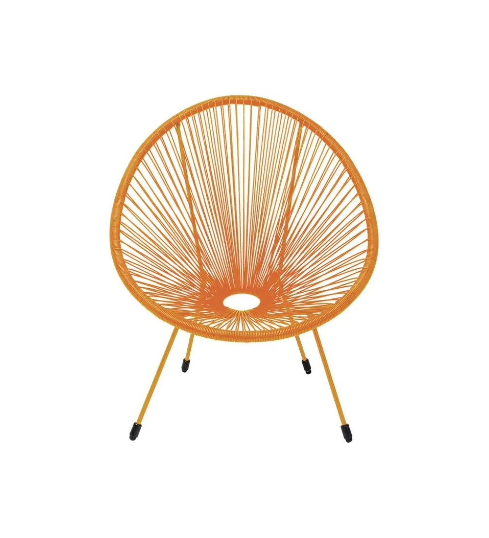 Fotel ACAPULCO 85 cm mono pomarańczowy