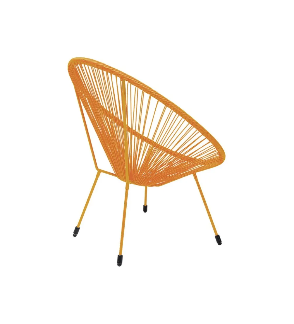 Fotel ACAPULCO 85 cm mono pomarańczowy
