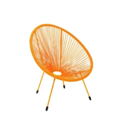 Fotel ACAPULCO 85 cm mono pomarańczowy