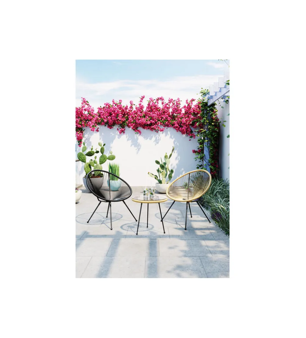 Fotel ACAPULCO 85 cm naturalny