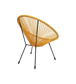 Fotel ACAPULCO 85 cm żółty