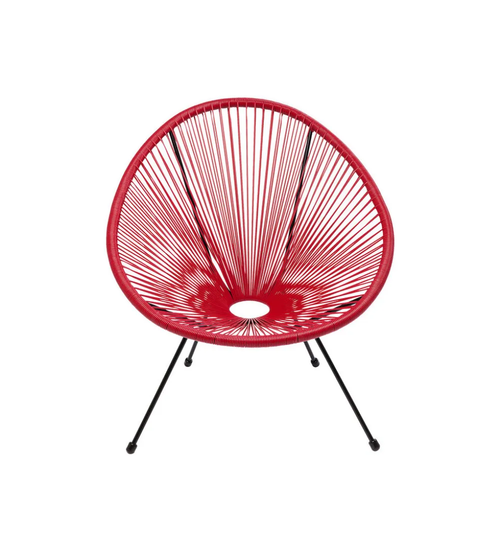 Fotel ACAPULCO 85 cm wiśniowy