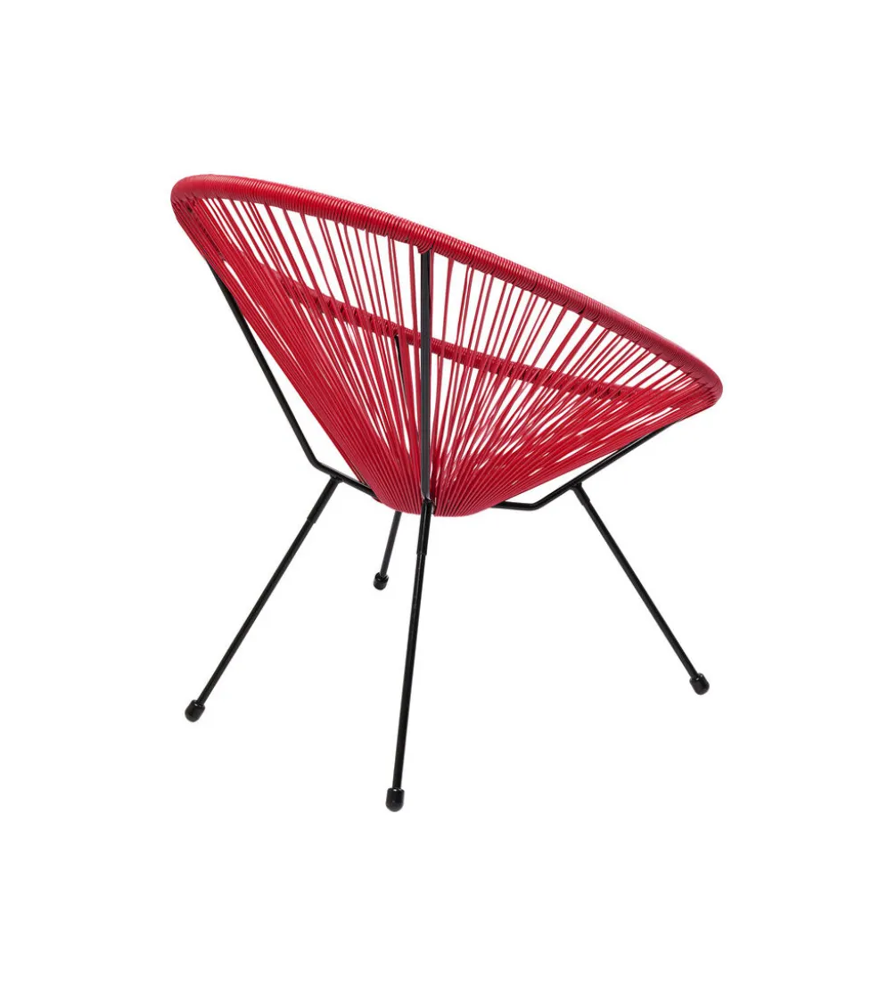 Fotel ACAPULCO 85 cm wiśniowy