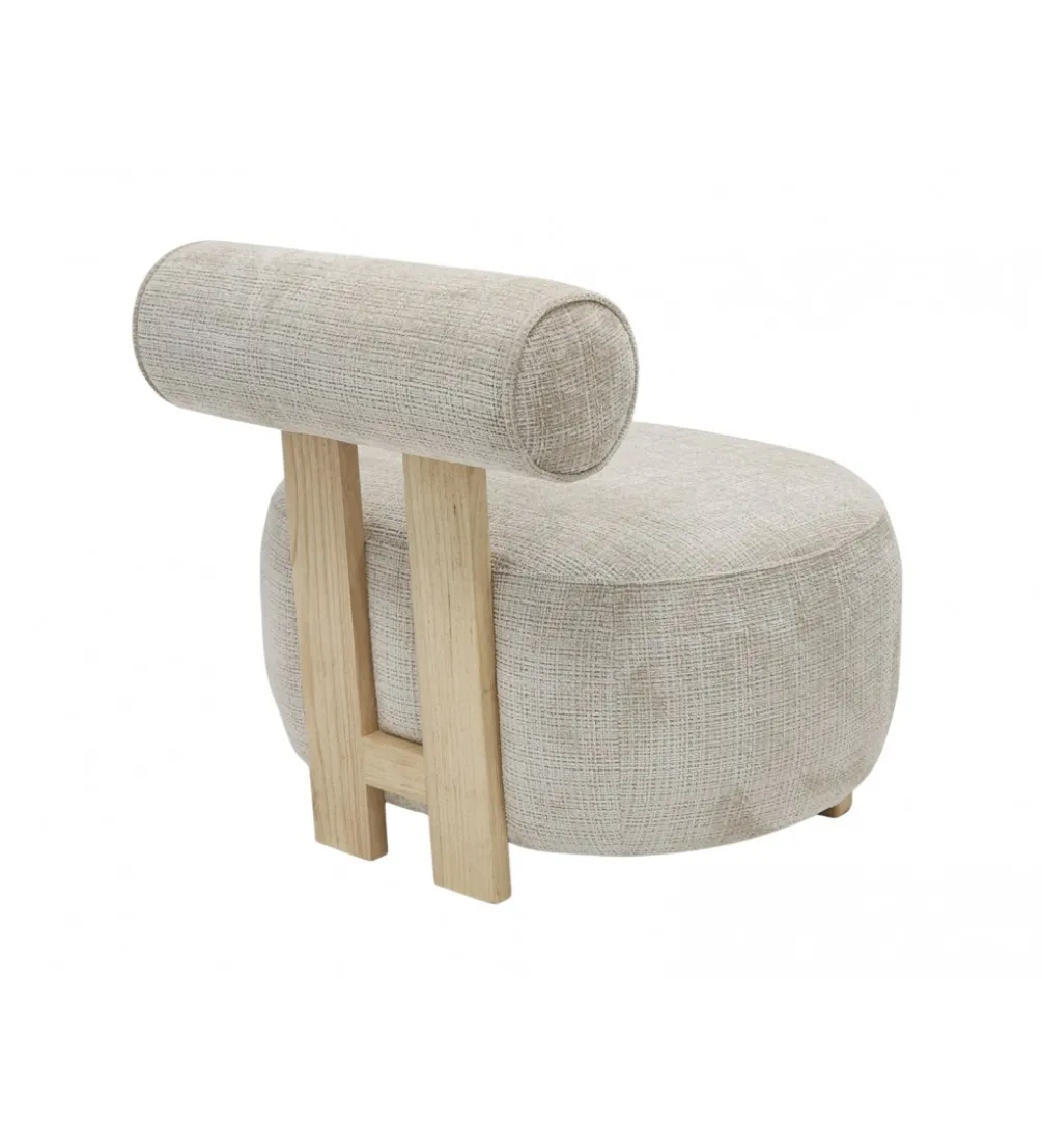 Fotel AKENEHI 70 cm beżowy