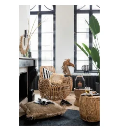Fotel Ana Rattan Naturalny