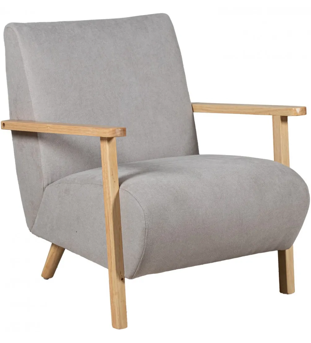 Fotel ARMESY 82 cm beżowy naturalny