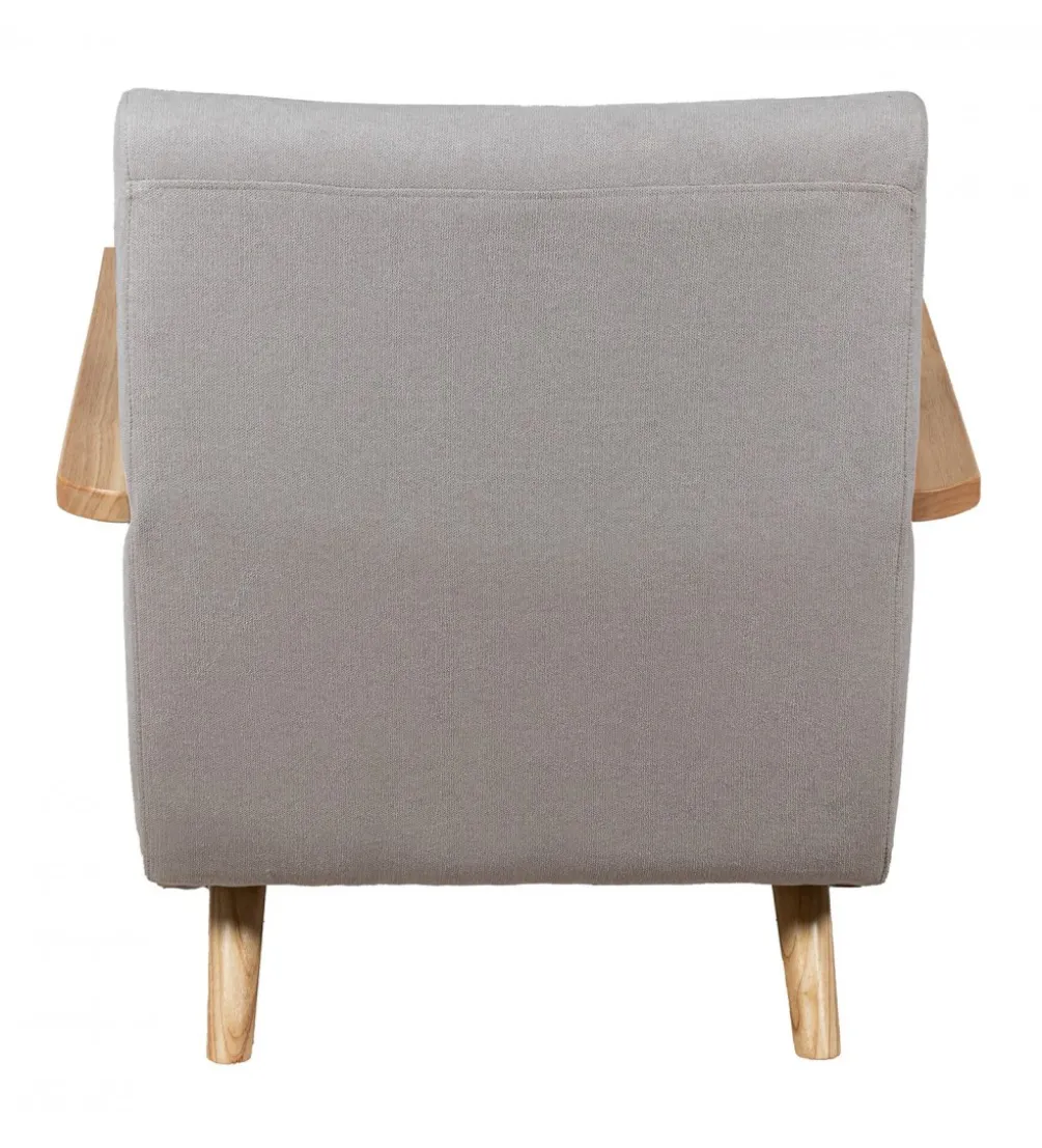 Fotel ARMESY 82 cm beżowy naturalny