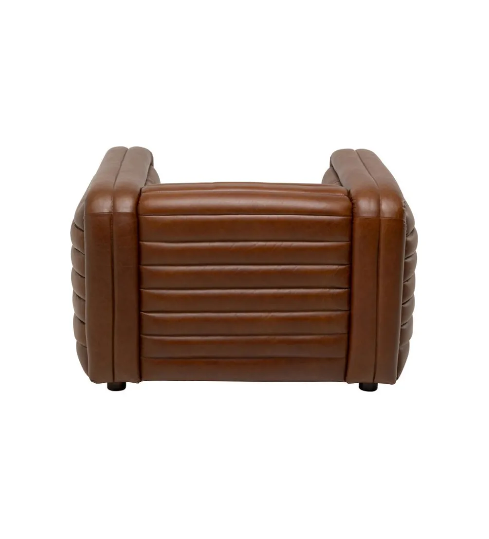 Fotel AURELIO 116 cm brązowy