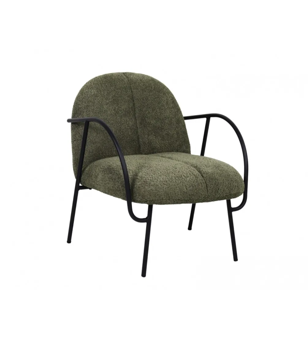 Fotel BADRU RIZO 67 cm oliwkowy