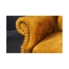 Fotel BRIGIDA Chesterfield musztardowy