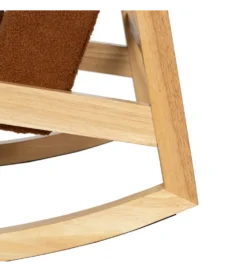 Fotel bujany AKKO 72 cm drewno kauczuk